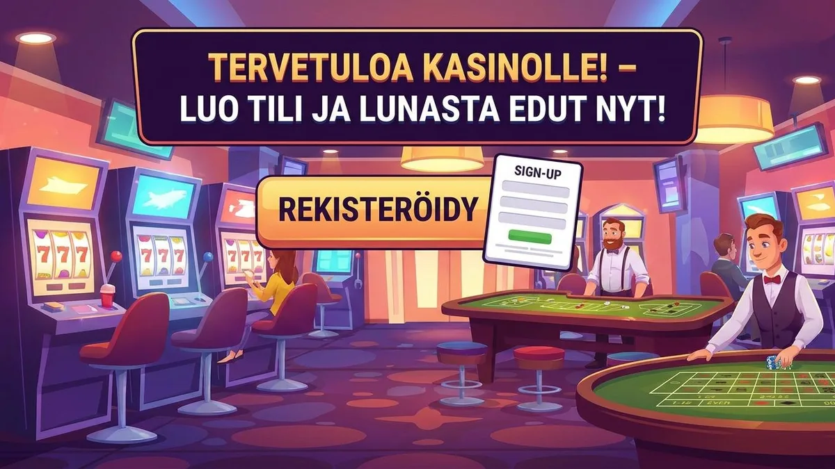Rekisteröidy bonuksen kanssa